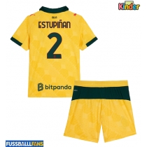 AC Milan Pervis Estupinan #2 3rd trikot Kinder 2025-26 Kurzarm (+ Kurze Hosen)